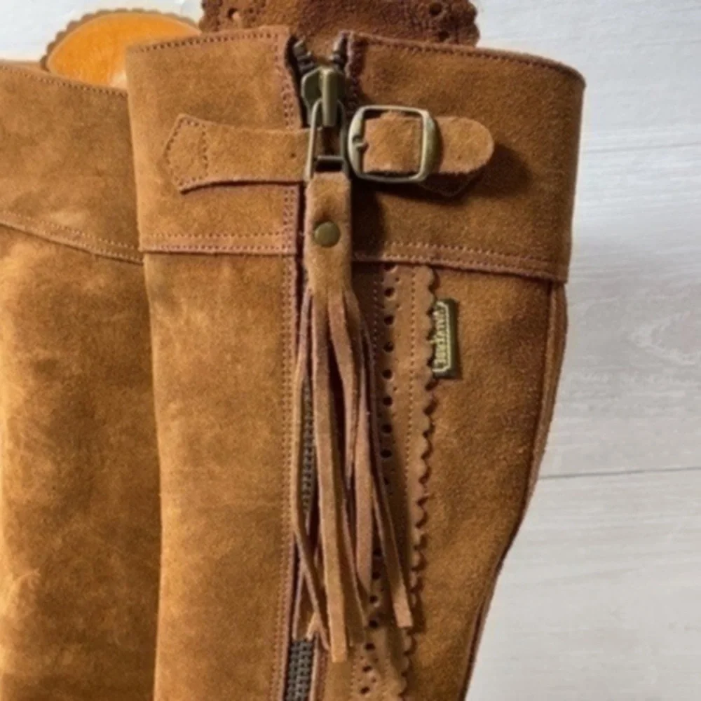 Valverde Del Camino tall suede women’s boot size 38 color Brown